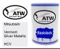 Preview: Mitsubishi, Vermont Silver Metallic, HCV: 500ml Lackdose, von ATW Autoteile West.